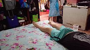 Stepmom catches me jerking off and offers her wet pussy. That round Peruvian ass drives me crazy!