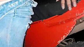 Drunk sister-in-law spreads legs for public street banging