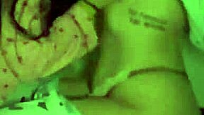 gentle caresses turned into wild fucking her big tits and tattooed ass in the bedroom 😈