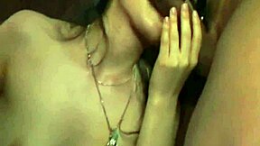 Creampied milf pussy pounded hard across the bar top.