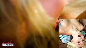 Horny coeds Bailey and Olyssia share a dick for wild banging.