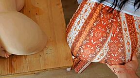 a tantaly consultant lets me try their curvy sex dolls