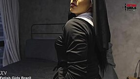 hey, wanna see this naughty brazilian nun take a monster cock?