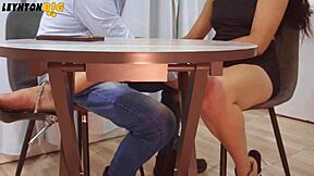 i sneakily fuck my petite coworker while her husband is home, and he catches us in a public threesome