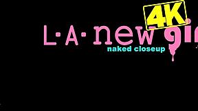 苗条18+金发辣妹POV秀完美身材