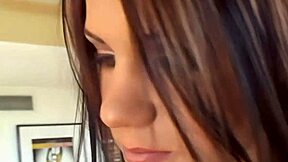 Addison Rose Enjoys Semen After Gaping in Fishnets and Lingerie with Big Cock.