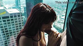 Perfect fashion model films first porno with Brad Newman! 🔥