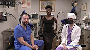 is dr tampa examining my neighbor rina arem's hairless pussy?