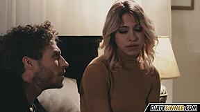 a cute blonde girl in college