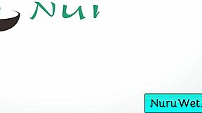 Teen Masseuse Rubs Her Bush On Client! Slippery Wet Sex!