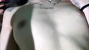 Skinny Housewife With Small Waist Shows Off Cute Ass Close Up