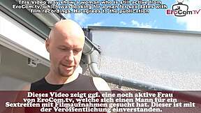 German skinny blonde teen joins couple casting and gets banged by user.