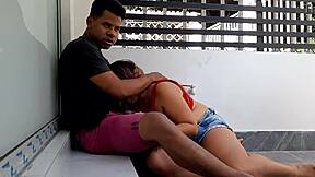 young student babe fucks secretary in office, big ass in shorts driving wild