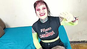 I'm with Naty Loka and Carmona, tattooed Latina newbie in hardcore porn