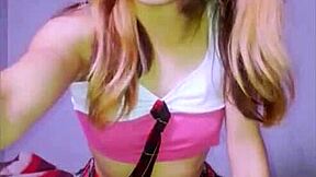 bonneyuwu chatting with her stepfather in a skirt