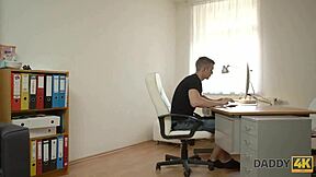 colleen ditches boyfriend for steamy action with his old man