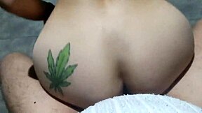 Skinny Housewife With Small Waist Shows Off Cute Ass Close Up