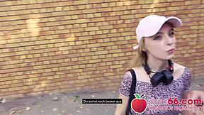 Lily Ray's first public fuck in Berlin?