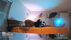 Slim BBW Craves to Swallow Cum with Tongue Rings