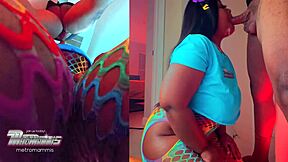 Slim BBW Craves to Swallow Cum with Tongue Rings