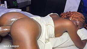 Hot milf virgin fucked at boss house by young guy 😈