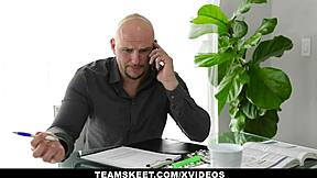 cute teen girl bent over and fucked by big cock in amateur setting