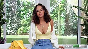 Petite Kylie Rocket Drenched In Doggystyle And Riding Monster Cock