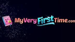 Stoked Brunette Destroys Her Tight Pussy With Monster Cock In First Scene