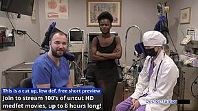 damn, dr tampa checks rina arems in wild yearly exam!