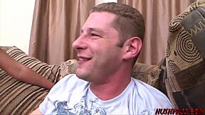 i watch angel cummings suck and fuck in doggystyle, bent over with ball licking, her big tits bouncing before swallowing my facial