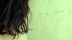 Did you see the teen girl flashing her wet pussy in the shower?