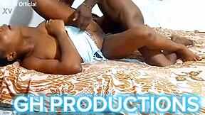 boss licked employee's big pussy and made her taste it