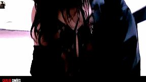 Morena novinha with delicious ass and her fit boyfriend with big thick cock in fitness lingerie