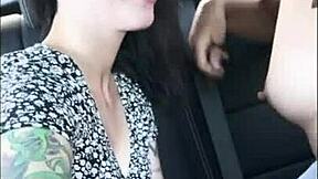 Wishing game in car turns wild sex frenzy!