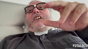 latina lia ponce punished and drilled by father damián in wild scene