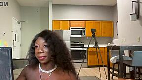 Lola Black Licks Dildo Backstage! Want To See?