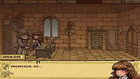 Akabur's Witch Trainer saga unfolds with teen teasing in cosplay chaos