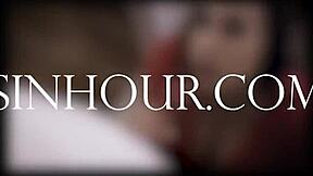 Hotdog eating contest where Dkye gets her strapon wet with horny lesbian action.