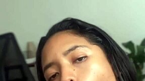 deep sloppy blowjob by hot amateur latina couple - nysdel! 😍