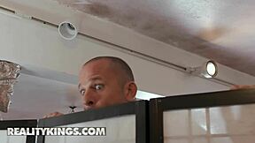 Kylie Rocket says, 'Scott, I caught you watching me try on clothes, come inside for a closer look.'