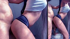 Is this latina housewife craving doggystyle creampie with her friend?