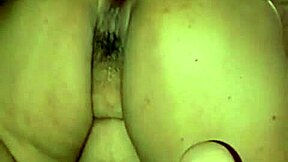 My girlfriend cried taking a huge cock in her small ass. She screamed while I licked her big natural tits!