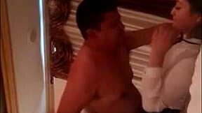 With a young 18+ girl in a skirt at the hotel?