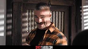 Perv STEPDAD FUCKS Naughty STEPSON'S Girlfriend Hard From BEHIND