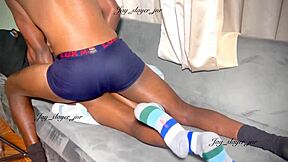 I spank my pussy in pantyhose