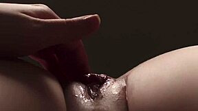 Watch this young 18+ start her morning with closeup pussy masturbation and loud moans?