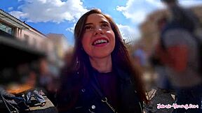 Intense Shower Sex with Petite Brunette in Athens Vlog