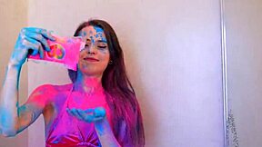 Intense Shower Sex with Petite Brunette in Athens Vlog