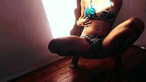 Am I going to cum in all your holes while you talk dirty in that swimsuit?