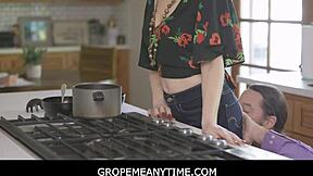 Gropemeanytime freeuse milf stepmom Jessica Ryan groped by Jack Vegas